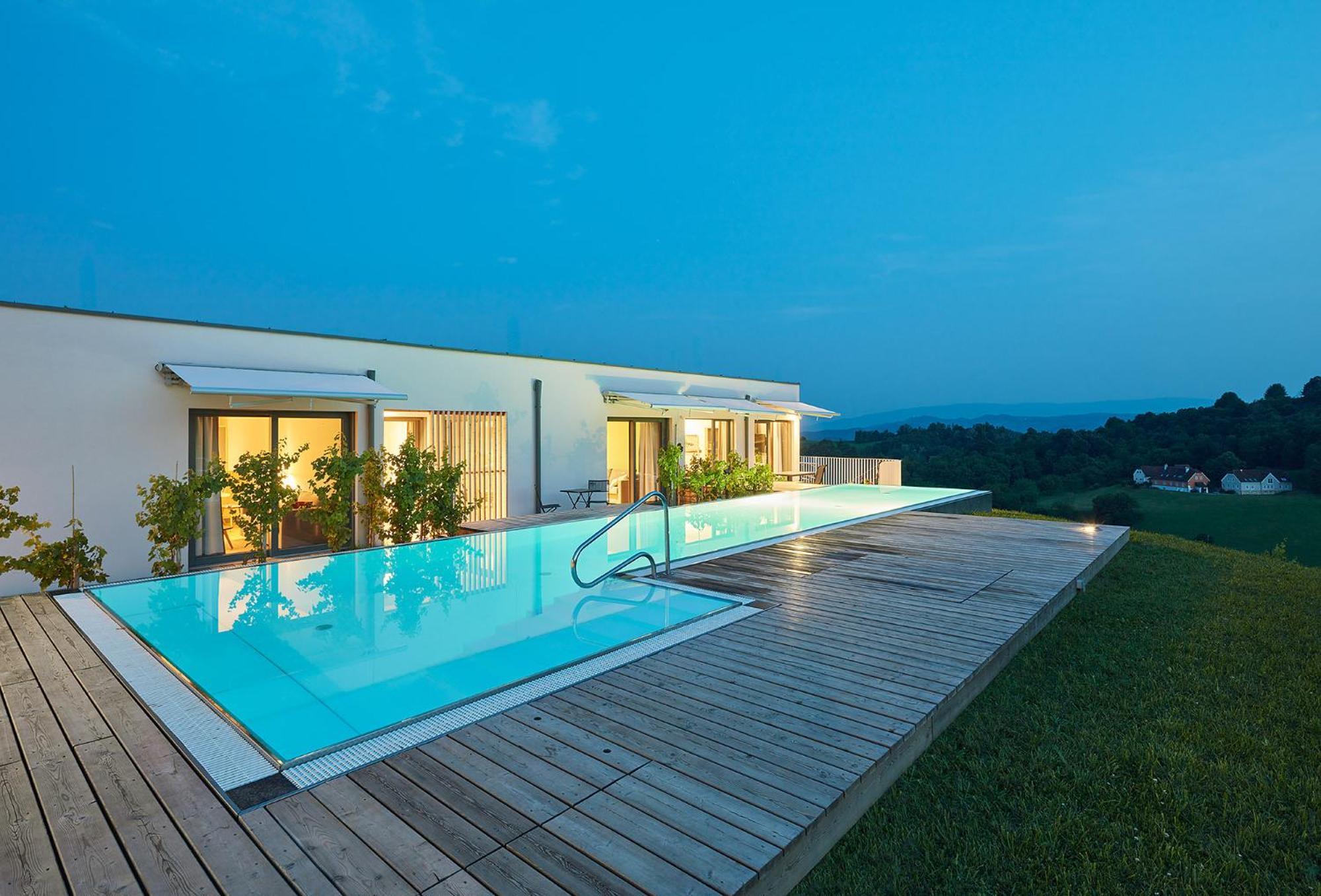 Hideaway An Der Weinstrasse - Pool & Sauna - Apartments Anderlage Spielfeld Luaran gambar